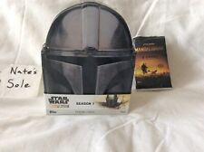 Topps Star Wars The Mandalorian Series 1 Metal Helmet Tin and Wrapper, no cards picture