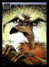 2022 Topps Chrome Star Wars Galaxy #24 Salacious B. Crumb Refractor picture
