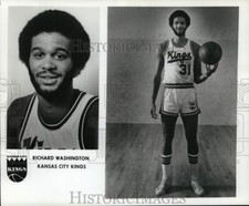 1977 Press Photo Richard Washington of Kansas City Kings - nos32612 picture