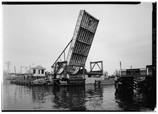 Photo:Tilghman Island Bridge Tilghman MD 1997 raised span Knapps Narrows picture