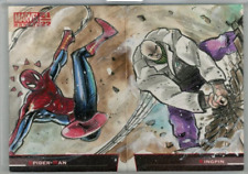 2021-22 UD Marvel Annual Sketch ERISCAN TURK Battle Booklet Sketch Spider-Man picture
