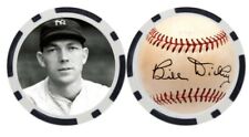 BILL DICKEY / NEW YORK YANKEES - POKER CHIP - GOLF BALL MARKER ***SIGNED*** picture