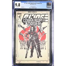GI Joe Cobra World Order Prelude #1 CGC 9.8 RI 1:10 Variant Baroness IDW 2015 picture