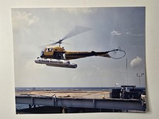 1965 Bell 47J-2 N6780D Petroleum Helicopters Offshore Oil Rig Photo Vintage picture