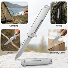 Mini Folding Pocket Knife Non-Slip Handle, Small EDC Knife, for Camping&Hiking picture