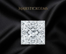 2 Ct Princess Cut White Lab Grown Diamond VVS1 D Certified Loose Stone picture