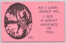 Ashleigh Brilliant Pot-Shots Postcard #1498 Absence Of You 1979 picture