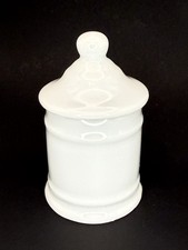 Vintage Limoges Porcelain Lidded Apothecary Jar 4