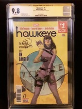 Hawkeye #1 Kate Bishop 2017 (Marvel Comics) CGC 9.8 SS SIGNED Julian Tedesco picture