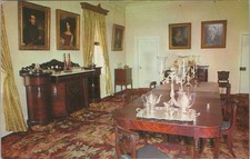 Nashville Tennessee TN Dining room at The Hermitage, home of Andrew Postcard picture