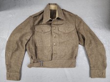 WW2 WWII British Military Battledress Blouse 1940 Pattern Size No 16 Dated 1944 picture