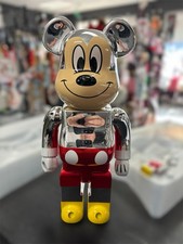 Medicom Toy Be@rbrick Disney Mickey Mouse 90 Years Chrome Limited Edition picture