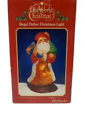 OLD WORLD CHRISTMAS REGAL FATHER CHRISTMAS LIGHT Year 2002 Ex. Condition OrigBOX picture
