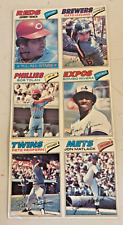 1977 TOPPS #70 JOHNNY BENCH REDS ON UNCUT SHEET picture
