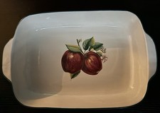 Apple Featured Casserole Pan. 14 Inches Full Length. 12 Inches Interior picture