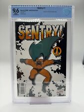 THE SENTRY # 1B - GRADED 9.6 CBCS WHITE PAGES picture