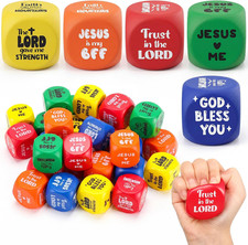 30 Pcs Christian Party Gifts Jesus Bible Quotes Religious Ball picture