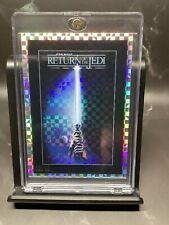 2023 Topps Star Wars Chrome Galaxy Return of  Jedi Poster ROTJ-1  X-Fractor  /10 picture