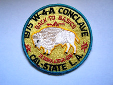 1975 Section W4A Conclave Staff Blue Border Patch picture