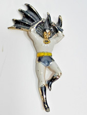 Vintage 1966 DC Comics Batman Enameled Lapel Pin Brooch NPP Inc Metal Rare picture