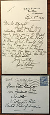 Admiral George Edwin Patey (1859-1935) Signed Letter 