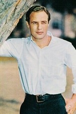 Marlon Brando vintage 4x6 inch real photo #333132 picture