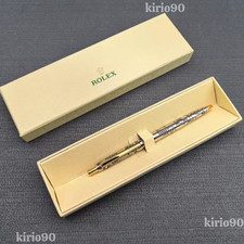 ROLEX Vintage Collectible Ballpoint Pen Silver Gold Luxury New With box Vip✨ picture