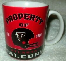NFL Property of Atlanta Falcons Ceramic Coffee Mug Red/Black Est. 1966 football picture
