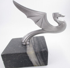 vintage 1930's chevrolet flying dragon hotrod car hood ornament picture