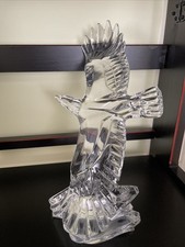 Lenox 1993 Soaring Majestic Crystal Eagle 10” Tall picture