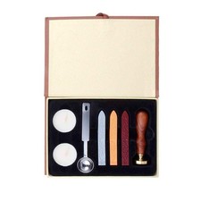 7PCS Harry Potter Wax Stamp Seals Kit with Vintage Seal Wax Stamp Hogwarts for P picture