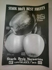 Vintage 1918 Stark Bros Nursery Catalog Book Trees Louisiana Mo NOS WS7C picture