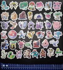 100 Pc Pokemon Stickers Classic Original Decals Charizard 151  Random Assortment picture