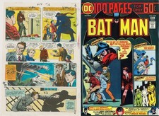 Batman #259 Original Color Guide Art THE SHADOW KNOWS Denny O'Neil Dick Giordano picture