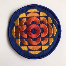 Vintage Canadian Broadcasting Logo Patch Made In Canada Never Used picture