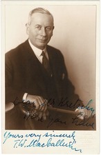 c. 1930s Vienna Studio Photo by GEIRINGER & HOROVITZ w/ Autograph T.W. MacCallum picture