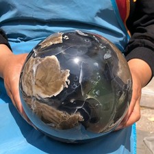 11.7LB Natural Volcanic agate Quartz CrystalBall Sphere Polished Mineral Healing picture