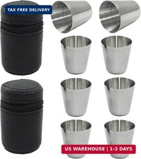 Stainless Steel Shot Cups, 8Pcs, 30ml (1oz) picture