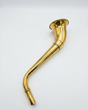 Antique Brass Ear Trumpet Horn Vintage Hearing Aid Collectible picture