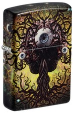 Zippo Evil Eye Design Glow in the Dark Windproof Pocket Lighter, 49193-110704 picture