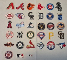 MLB Team Patch Embroidered Iron On Sew On Baseball Patches picture
