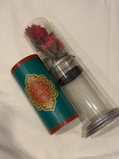 Vintage Magic Trick – Flower Production/Vanishing, Cylinder, Clear Tube (broken) picture