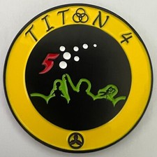 MILITARY BLACK OPS CHALLENGE COIN - NRO NATIONAL RECONNAISSANCE OFFICE NROL-09 picture