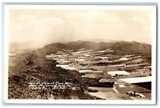 Aerial View Of Cove Mts. Near Mc Connellsburg PA, Lincoln Hy RPPC Photo Postcard picture