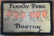 Boston Red Sox Fenway Park Morale Patch Tactical Military Army Baseball Hook   picture