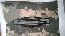 MILITARY PATCH SEW ON TAB DIGITAL ACU COMBAT INFANTRY BADGE picture