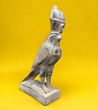 Ancient Egyptian Mythology Rare Statue God Horus Falcon Pharaonic Egyptian BC picture