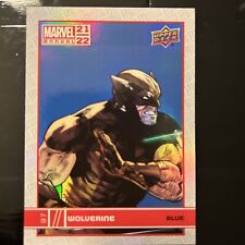 2021-22 Upper Deck Marvel Annual #97 Wolverine Blue Foil Parallel NM-MT SP picture
