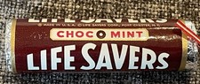 Vintage 1950’s-60’s LIFE SAVERS CHOC-O-MINT CANDY ROLL Sealed NOS Rare picture