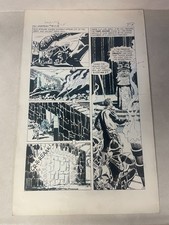WARFRONT #38 original comic art 1966 FIGHTER PILOT FACES ANCIENT WARLORD picture